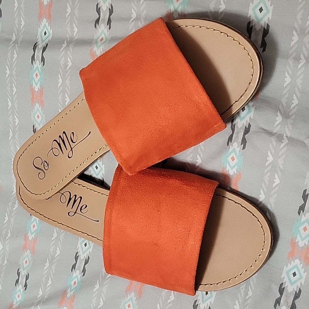 DONATED!!!!!   Orange sandals